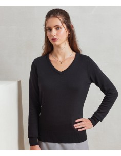 P-PR696-Pull col V Femme 2